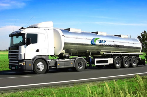 USP chemical delivery truck