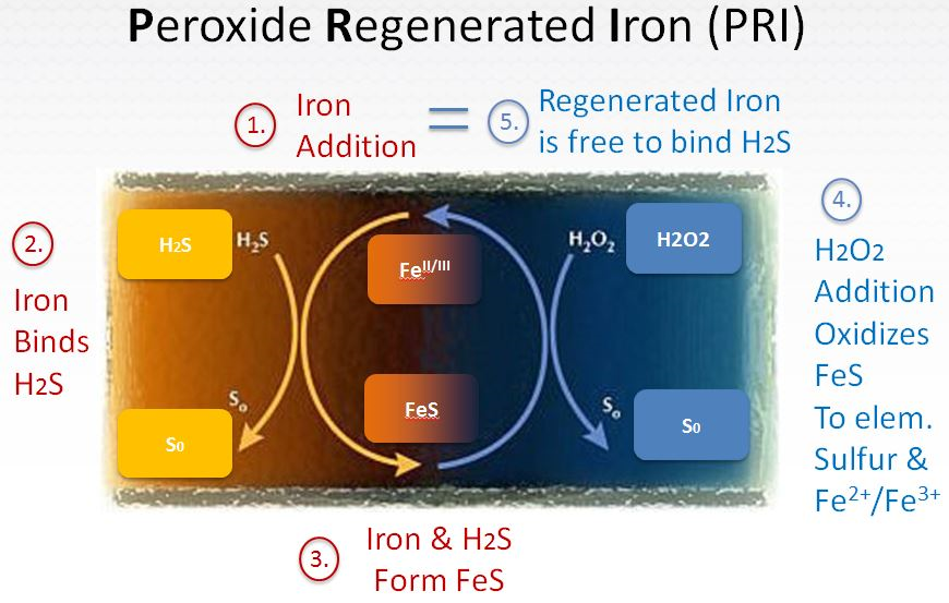 peroxide regenerated iron diagram
